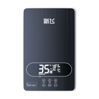 新飞 即热式电热水器 家用浴室卫生间 免储水速热恒温洗澡机 DSK4-60D黑色 付费安装