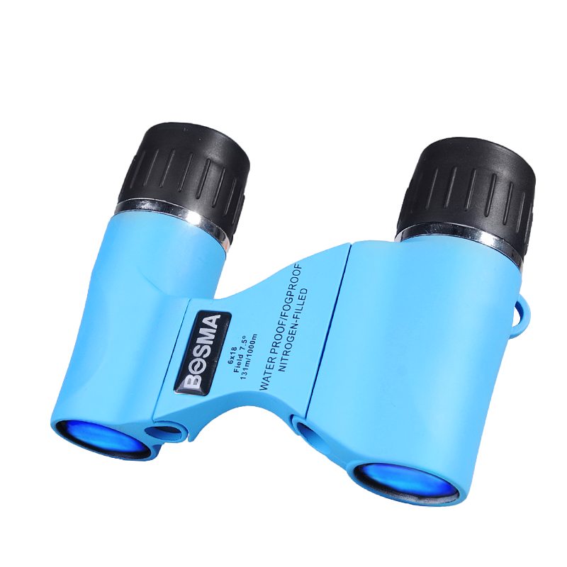 博冠BOSMA手持式固定倍率双筒普通望远镜高清高倍微光夜视充氮防水