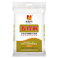 五得利面粉 多规格可选 特精高筋小麦粉饺子面粉 馒头家用面烘焙面粉 破损赔付 酥田