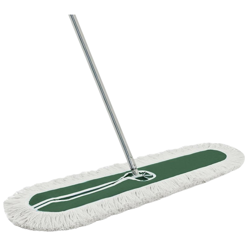 安居先森螺丝扣款大号钢杆尘推平板拖把 90cm绿色
