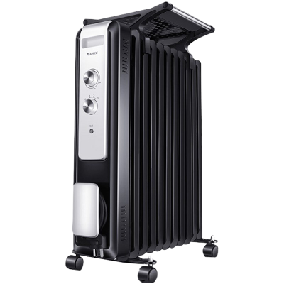 格力(GREE)取暖器电油汀NDY13-X6021 家用2100W功率 11片加宽油丁防烫电热暖风机 全屋加热 黑色