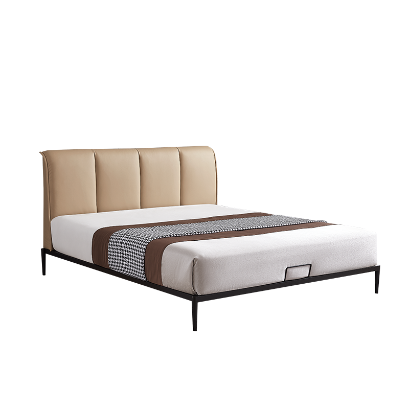 芝華仕(CHEERS)芝华仕现代极简双人科技布艺1.5m主卧室大床婚床1.8m家用家具C092