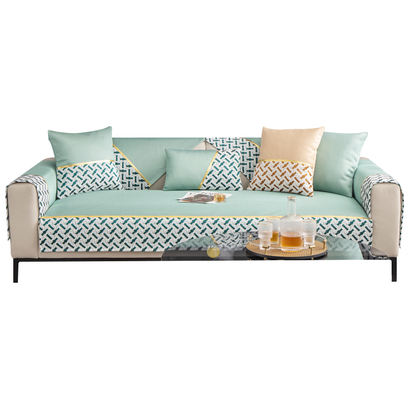 英仑风情 四季沙发垫套装防滑沙发坐垫子春夏季雪尼尔沙发垫布艺简约沙发套罩巾组合沙发贵妃定制全包支持定制飘窗垫子坐垫