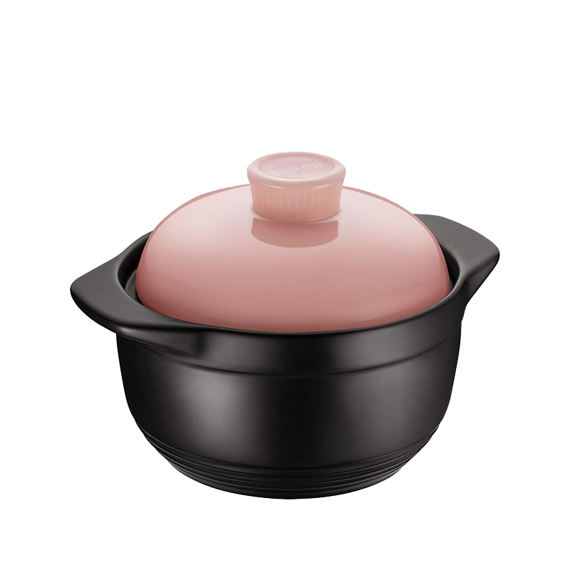 苏泊尔(SUPOR) 砂锅陶瓷煲炖汤煲汤炖锅新陶养生煲熬药煮粥煮饭怡悦系列明火燃气专用--1.5L