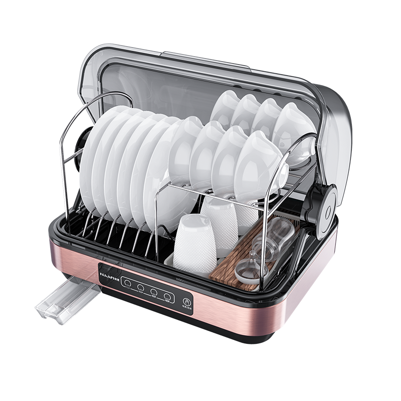 康宝消毒柜家用小型台式 碗筷茶杯婴儿奶瓶刀架立式消毒碗柜中温烘干保洁免沥水迷你厨房收纳柜ZTD30-KH1