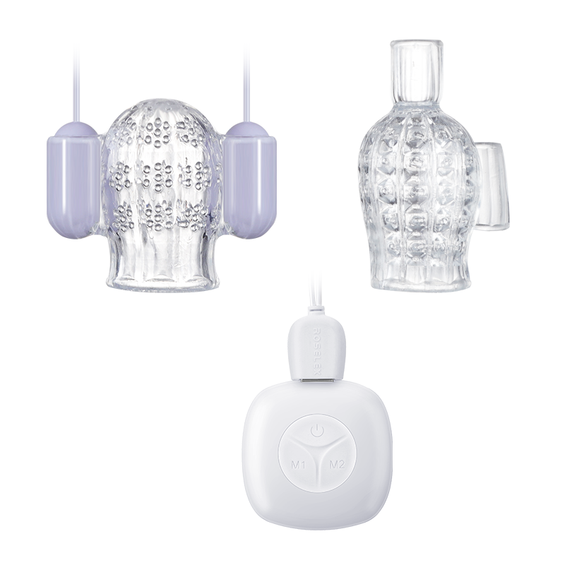 [360°酥麻震感]白色锻炼+享受+锻练大礼包+震动恶龙套.