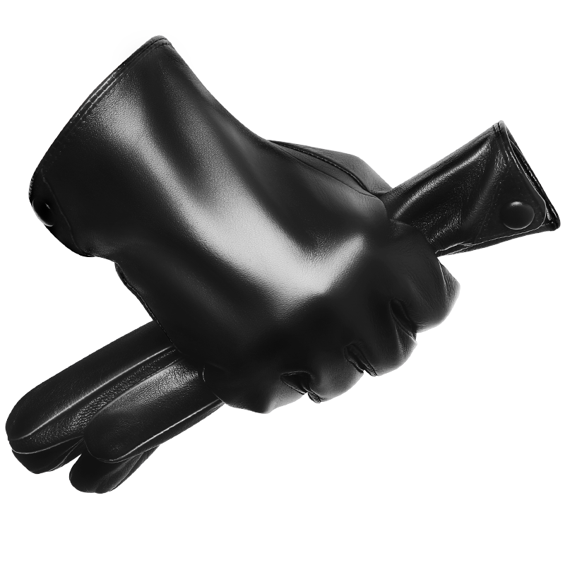 七匹狼真皮手套男士冬季保暖加绒加厚骑行摩托车触屏冬天防风防寒