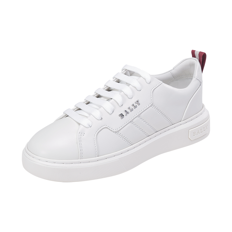 巴利 BALLY 女士羊皮系带休闲运动鞋板鞋小白鞋NEW MAXIM W