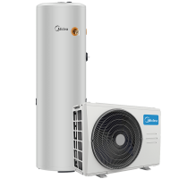 美的(Midea)空气能热水器200升KF71/200L-X2-MH(E3)适用4人以上E+蓝钻内胆水电分离