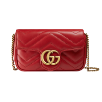Gucci女包 GG Marmont系列超迷你手袋链条单肩斜挎小包676433系列16.5cmx 10cmx 4.5cm