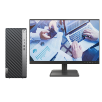 联想(Lenovo)天逸510A 台式电脑整机(i5-12400 8G 1T+512G SSD WiFi Win11)23英寸显示器 定制