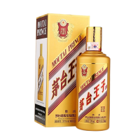 茅台 茅台王子酒 金王子 酱香型白酒 53度 500ml 单瓶装
