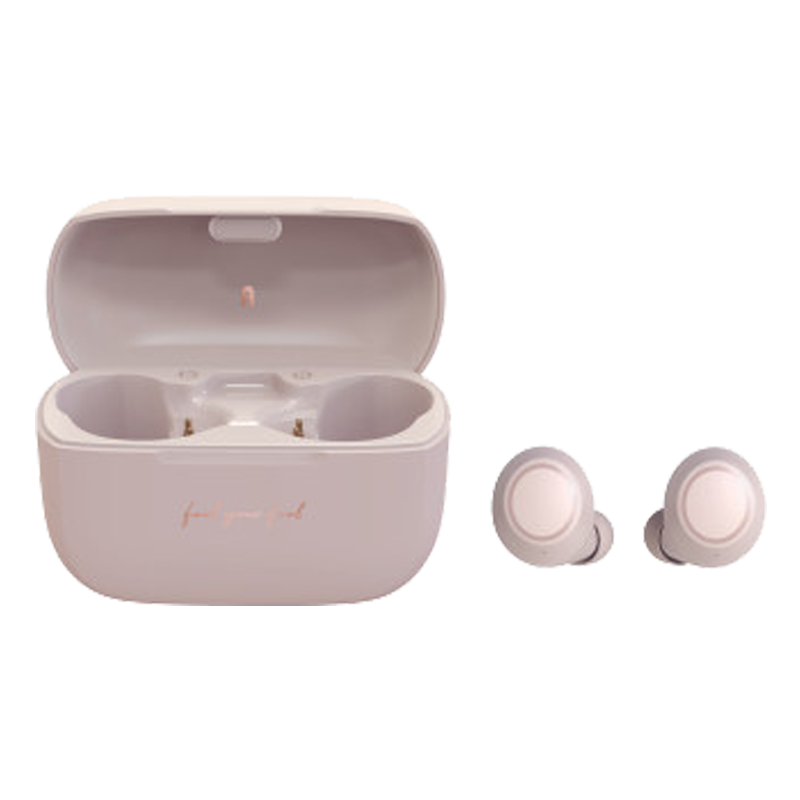 TO-U 冇心版 嫣粉色真无线蓝牙耳机高音质降噪双入耳式运动超长持久待机女生款适用于苹果oppo华为小米