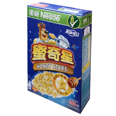 Nestle雀巢谷物早餐脆谷乐蜜奇星可可味滋滋冲饮麦片300g盒装