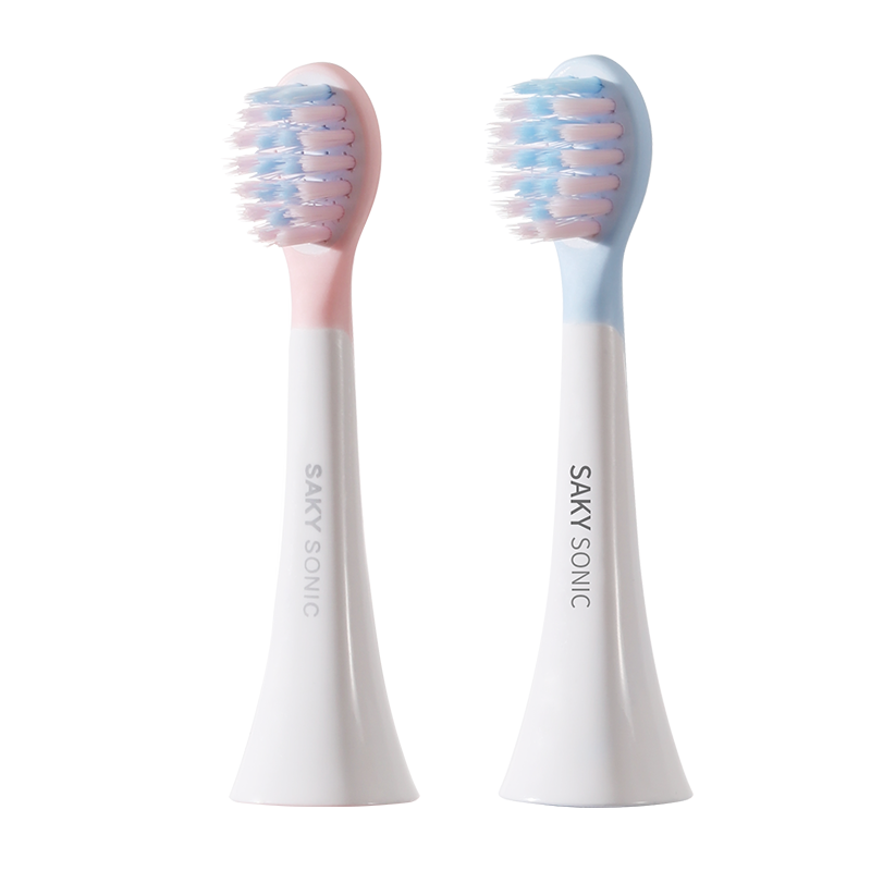 Saky/舒客儿童电动牙刷B32S替换刷头-蓝色