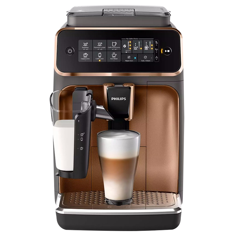 飞利浦(PHILIPS)咖啡机 家用意式 全自动现磨咖啡机 Lattego奶泡系统EP3146/72 5 种咖啡口味