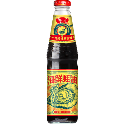 鲁花海鲜蚝油668G*2组合装烧烤点蘸火锅蘸料炒菜拌馅调味