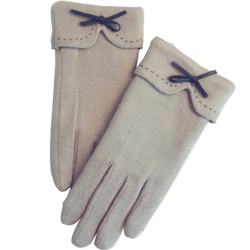 富名洋羊毛手套冬天女加绒加厚韩版可爱触屏保暖学生开骑车防寒羊毛手套