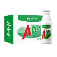 [娃哈哈官方]娃哈哈AD钙奶220ml*24瓶大瓶哇哈哈经典口味童心专属儿童牛奶早餐酸奶含乳饮料风味甜酸奶 [提手礼盒]