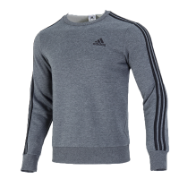 阿迪达斯(adidas) 男装卫衣 22秋新款运动服跑步训练长袖加绒保暖防风圆领棉质套头衫 H12166 XS(