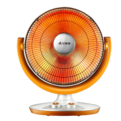 艾美特(Airmate) 取暖器小太阳 HF12081T-W 1200W功率 家用电暖器立式烤火炉哑光不刺眼 桔色