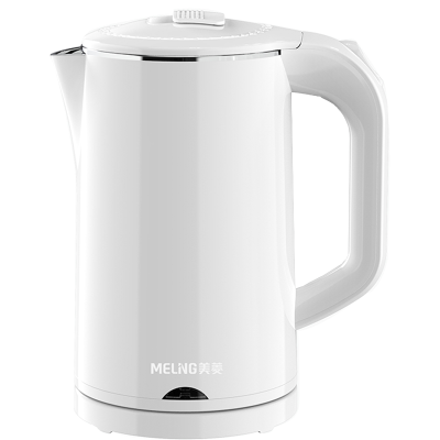 美菱(MELING)烧水壶家用1.8L大容量无缝一体全自动小型便携宿舍开水壶电热水壶