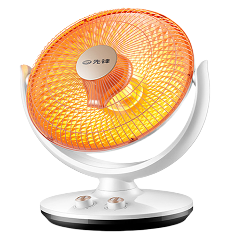 先锋(SINGFUN)取暖器HF951TT-10/DF1951小太阳1000W功率 电暖气家用摇头速热电热烤火炉白色