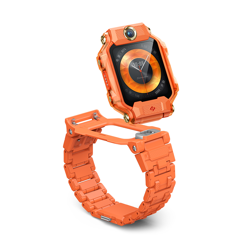 小天才儿童电话手表Z8赤橙流光 防水GPS定位智能手表 学生儿童移动联通电信4G视频拍照双摄手表手机男女孩