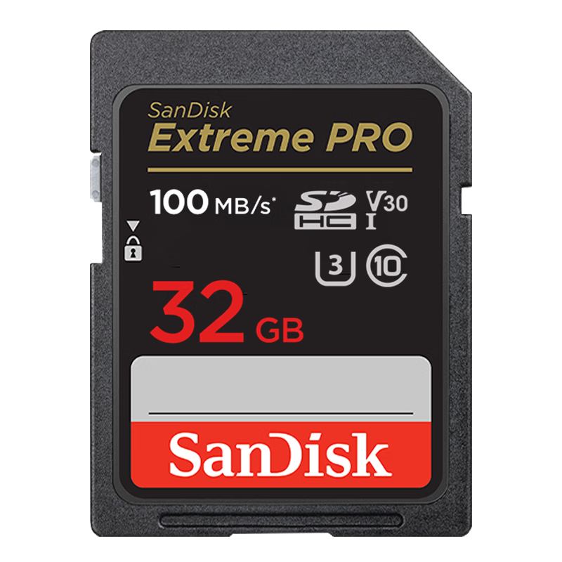 闪迪(Sandisk)32GB 至尊超高速SD卡 读95MB/s写90MB/s 相机内存卡存储卡V30 U3 C10