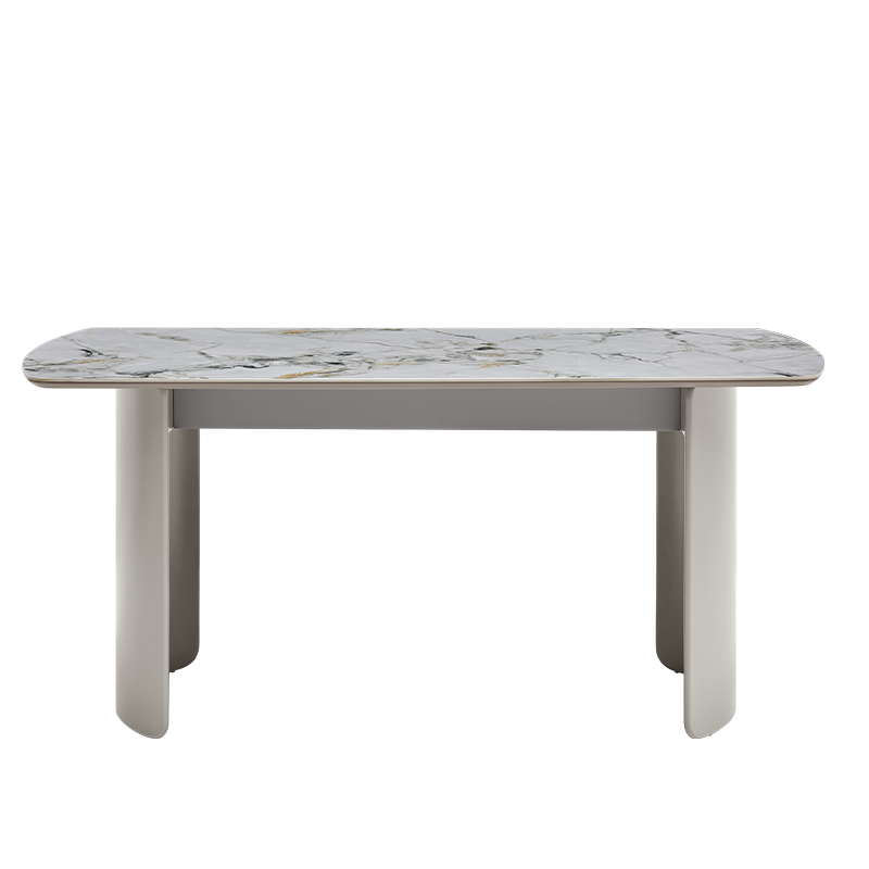 芝華仕(CHEERS)芝华仕意式极简岩板餐桌轻奢简约小户型长方型饭桌椅子组合PT079