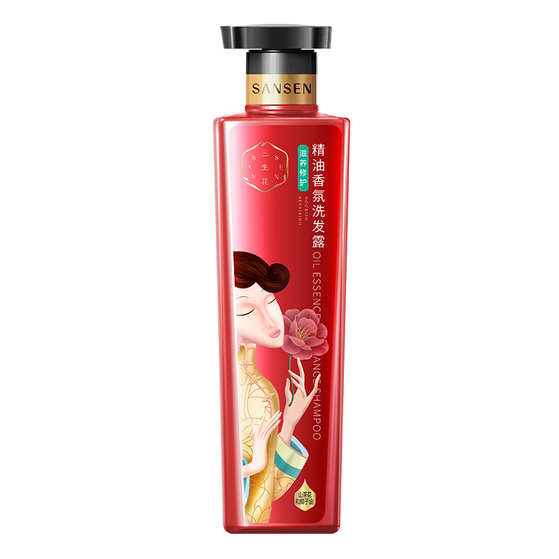 百雀羚三生花精油滋养修护洗发露水润玫瑰精油护肤沐浴露男女通用持久留香深层清洁