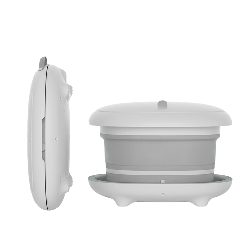 飞利浦(Philips) 足浴盆 泡脚桶折叠轻薄气泡按摩多档调节电加热恒温调温洗脚盆苏宁自营 礼物3101F按摩器