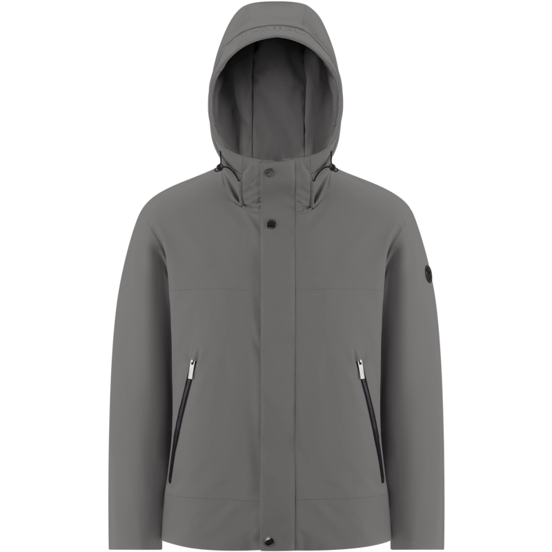 波司登男士鹅绒商务短款风衣保暖羽绒服时尚抽绳连帽休闲百搭舒适