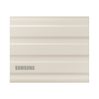 三星(SAMSUNG)2TB Type-c USB 3.2 移动固态硬盘(PSSD)T7 Shield 月幕白 NVMe传输速度1050MB/s 轻巧时尚