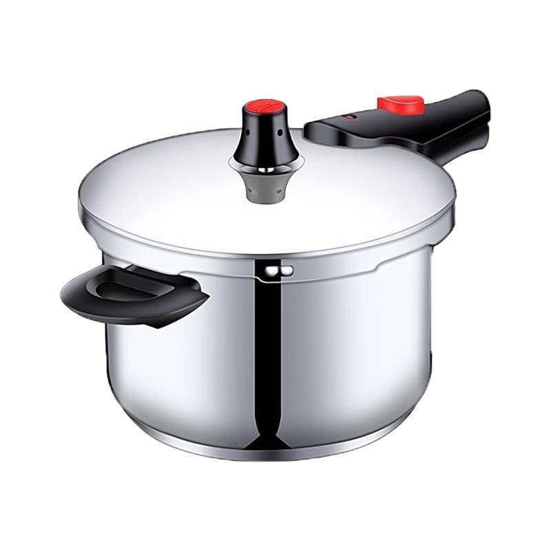 双喜304不锈钢压力锅20cm 4L家用小型100KPa高压锅明火电磁炉通用加厚防爆 囍DOUBLE HAPPINES