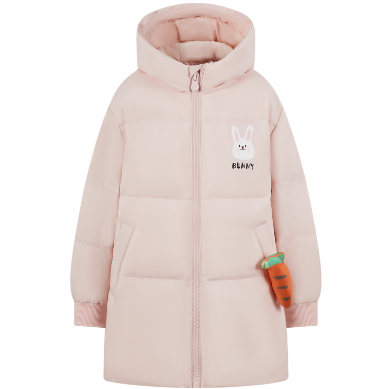 波司登2022新款羽绒服安心绒儿童连帽卡通萌趣可爱保暖百搭