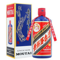 贵州茅台酒 飞天 酱香型白酒 53度 颜色茅台 蓝色 500ml 单瓶