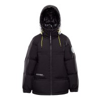 波司登女冬短款连帽轻薄简约修身保暖外套加肥羽绒服B10131014B