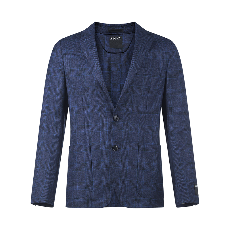 杰尼亚 ZEGNA 男士 羊毛西服上衣外套1DNMG0