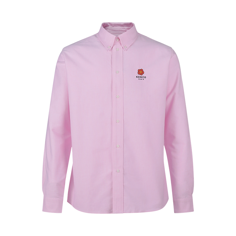 高田贤三 KENZO 男士BOKE系列棉质休闲长袖衬衫FC6 5CH409 9LO