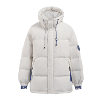 雪中飞时尚纯色连帽羽绒服男2022冬季款青年百搭休闲鸭绒保暖外套