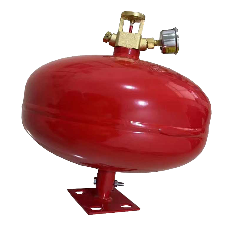 三团 七氟丙烷灭火器8kg悬挂感温式气体灭火器XQQW8/1.6-ST国标3C认证机房商场厂房仓库用自动灭火器