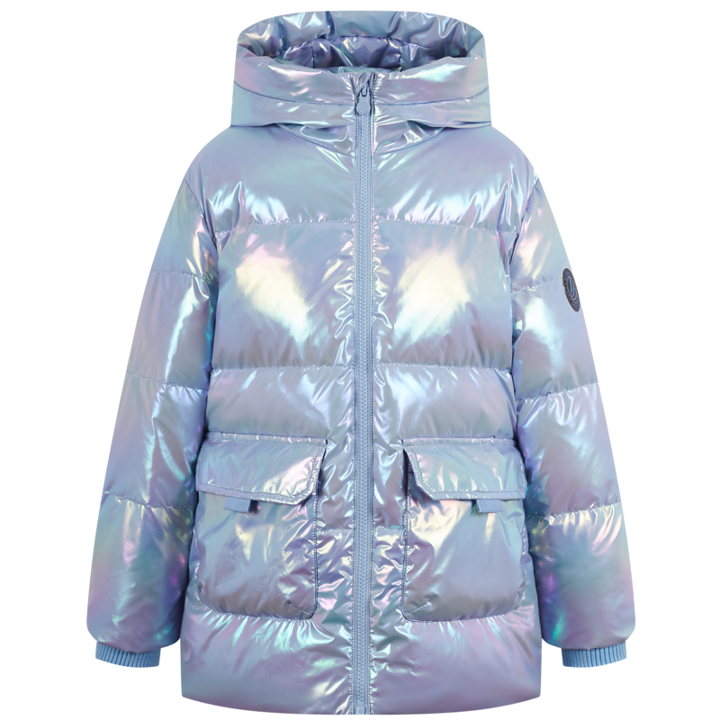 波司登童装2022新款男女同款连帽纯色羽绒服时尚百搭保暖