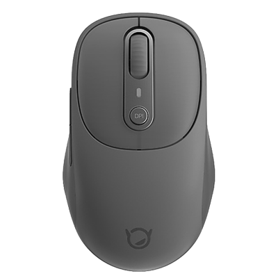 联想(Lenovo)小新 蓝牙无线鼠标Plus - 深灰色 人体工学舒适握持感 轻巧好移动