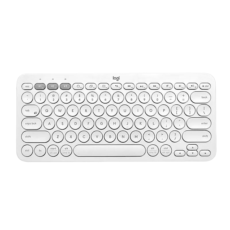 罗技无线键盘K380(白色)