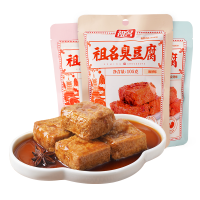 祖名臭豆腐干豆卷组合*6包豆干解馋网红休闲零食(甑豆卷105g*3五香+纤层逗卷105g*2卤香+臭豆腐105g炭烧)