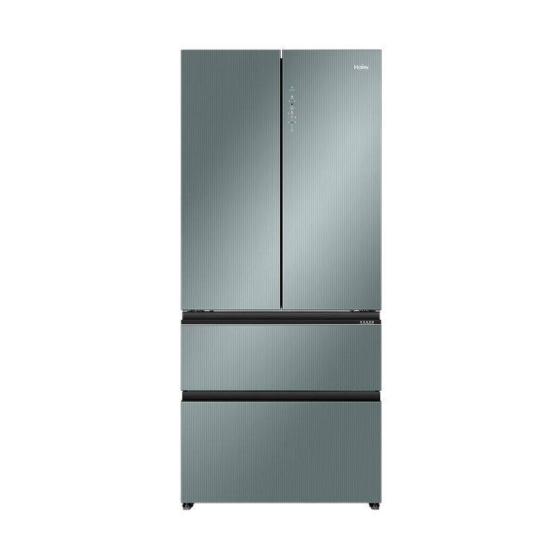 海尔502升法式四门冰箱 全空间保鲜,零距离嵌入,阻氧干湿分储,冷藏三档变温,EPP全空间超净杀菌