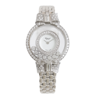 [正品二手95新]萧邦 CHOPARD HAPPY DIAMOND快乐钻205596-1001石英女表