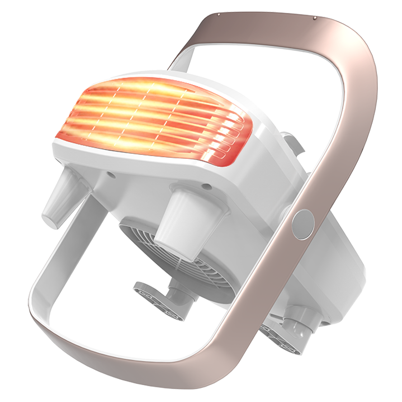 艾美特暖风机取暖器电暖气电暖器恒温壁挂居浴两用陶瓷发热速热节能小型迷你冷暖风机HP20152-W浴室防水2000W大功率