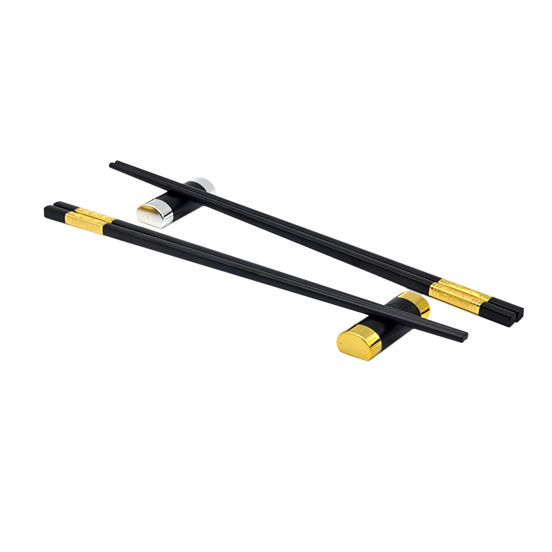 拾画 合金公筷 家用不锈不发霉捞面筷30cm 加长火锅筷2双装SH-6744